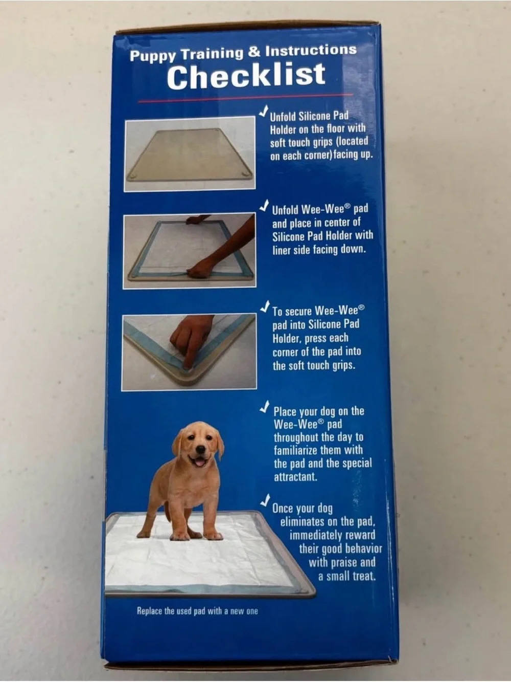 Silicone Pad Holder - Blue
